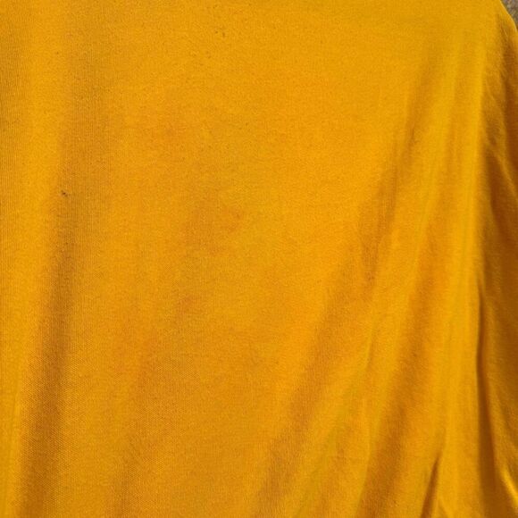 PINK Victorias Secret Yellow Hooded Pullover Cowl Neck Sweater XS Flawed - Picture 5 of 6